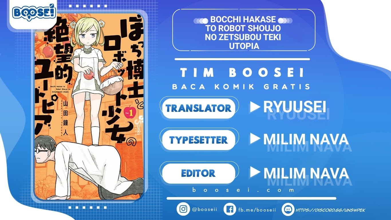 Baca Bocchi Hakase to Robot Shoujo no Zetsubou Teki Utopia Chapter 6  - GudangKomik