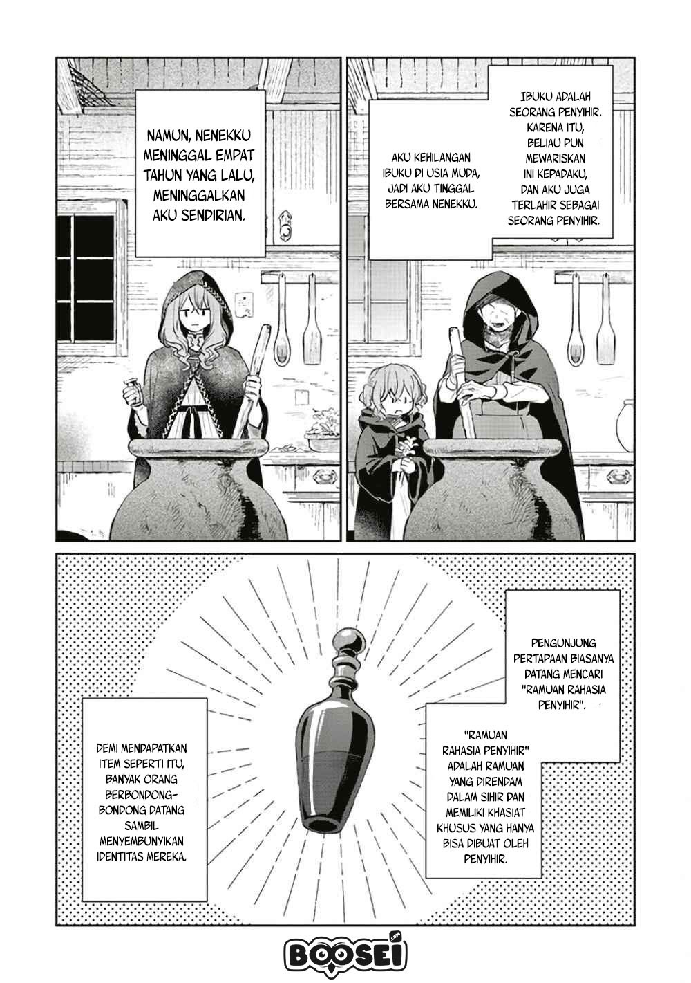 Baca Doumo, Suki na Hito ni Horegusuri wo Irai sareta Majo desu. Chapter 1  - GudangKomik