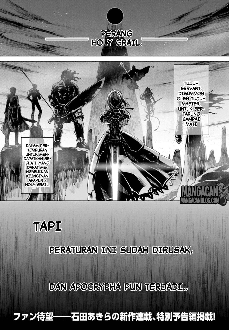 Baca Fate/Apocrypha Chapter 0  - GudangKomik