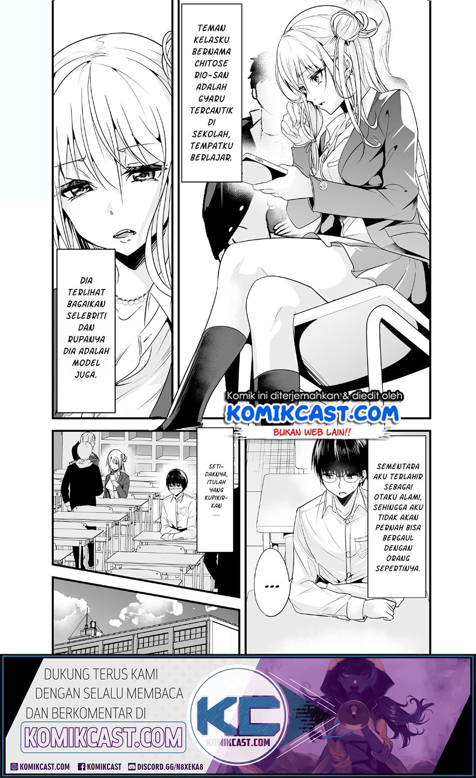 Baca Gakkou no Madonna Gyaru wa Kimo Garinagara mo Boku wo Motomeru Chapter 0  - GudangKomik