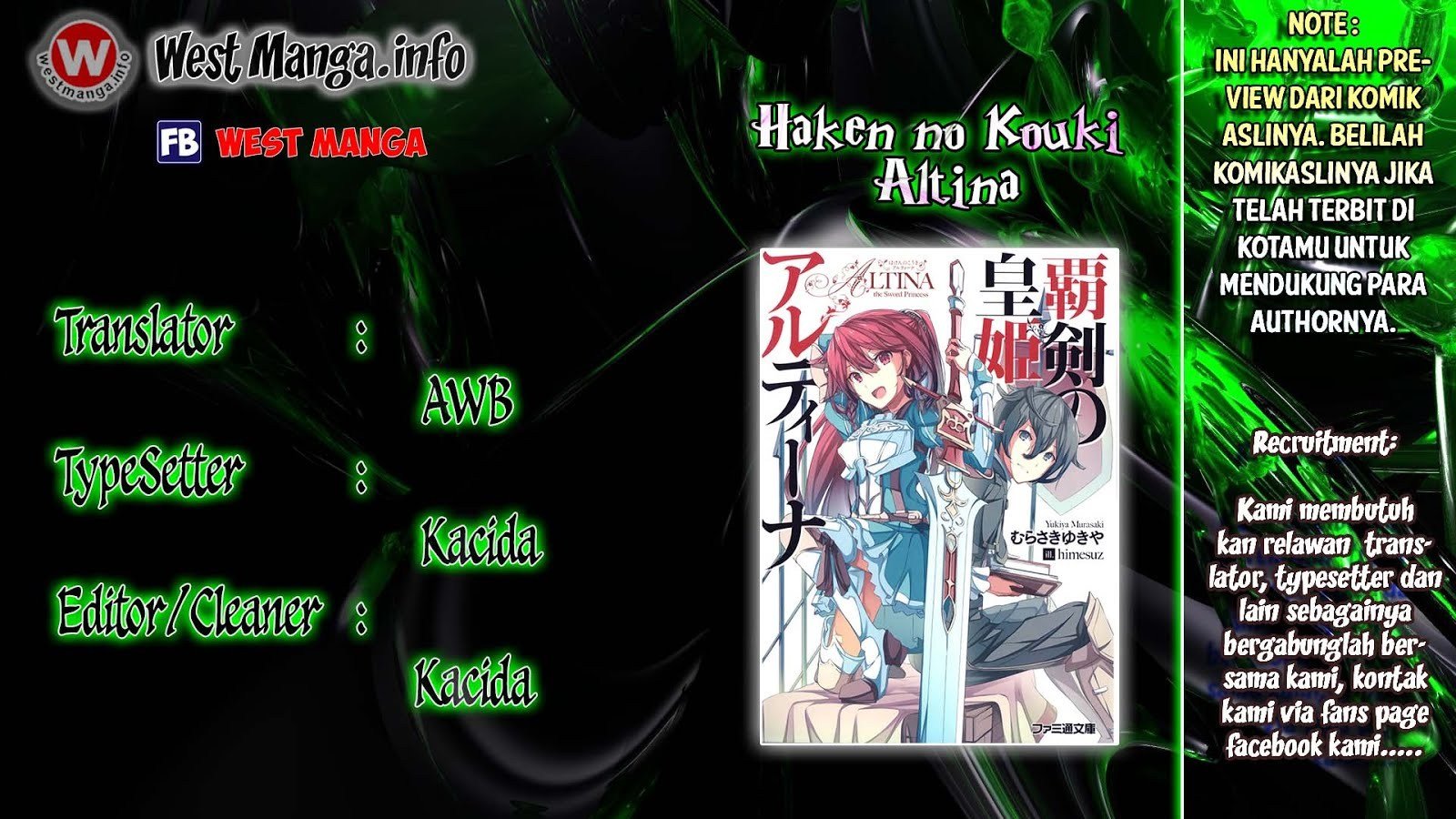 Baca Haken no Kouki Altina Chapter 2  - GudangKomik