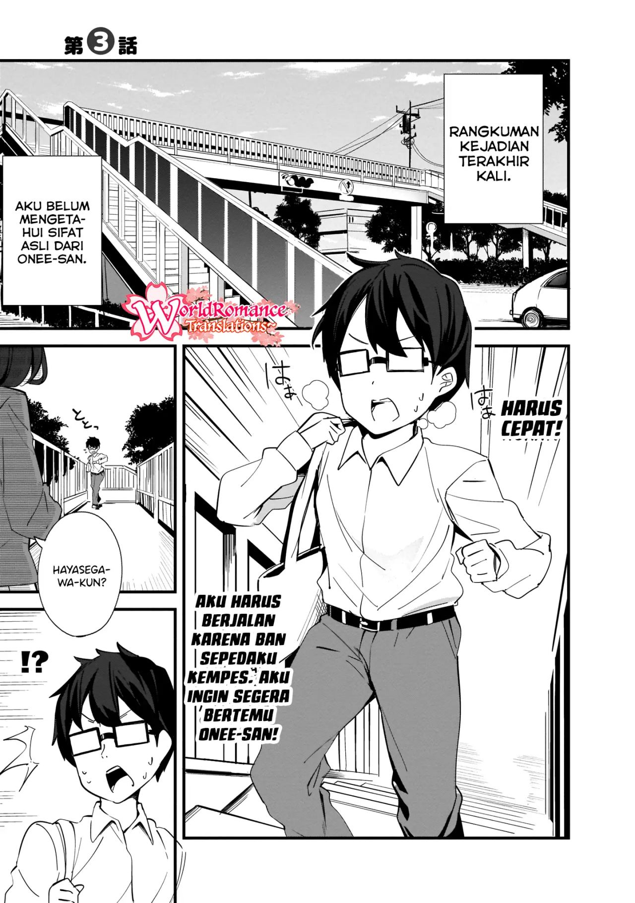 Baca Hayasegawa-kun to Megami na Onee-san Chapter 3  - GudangKomik