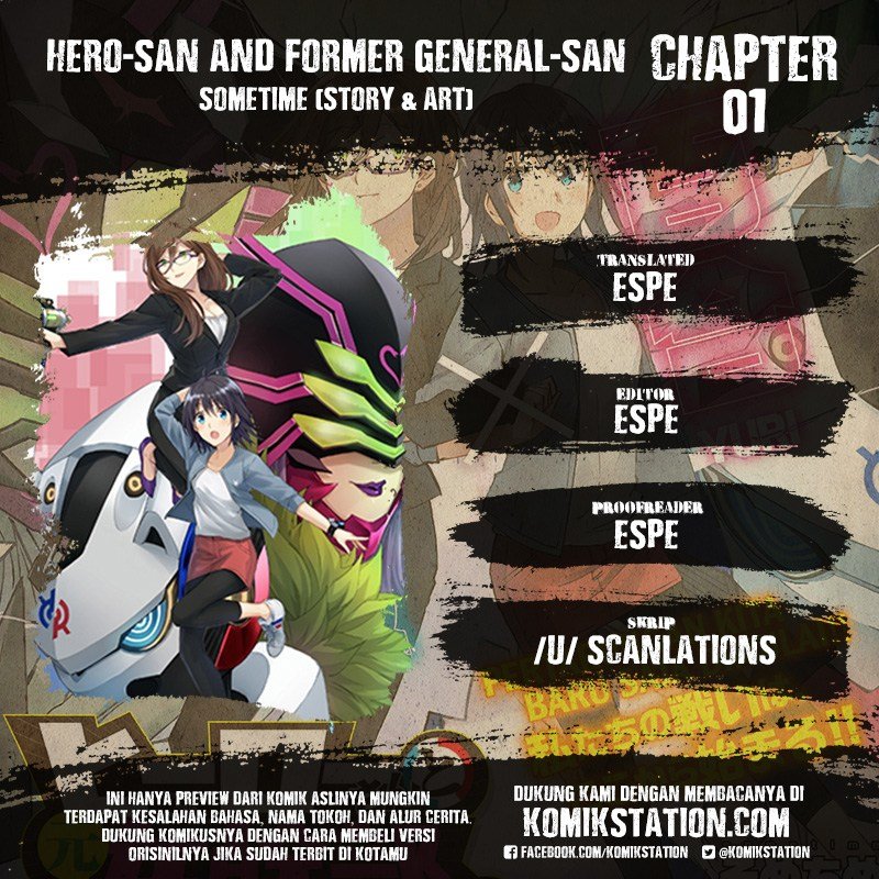 Baca Hero-san and Former General-san Chapter 1  - GudangKomik