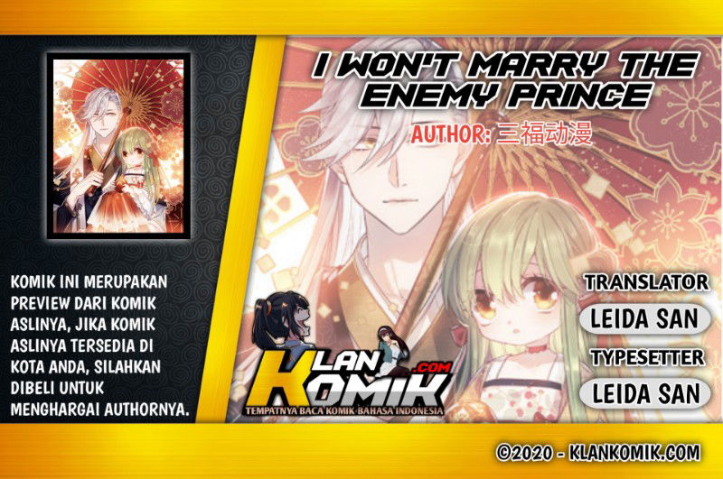 Baca I Won’t Marry The Enemy Prince Chapter 33  - GudangKomik