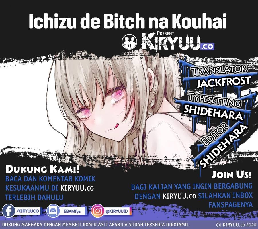 Baca Ichizu de Bitch na Kouhai Chapter 1  - GudangKomik