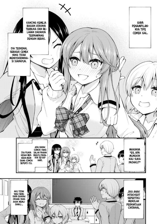 Baca Inkya no Boku ni Batsu Game ni Kokuhaku Shitekita Hazu no Gyaru ga, Doumitemo Boku ni Betahore Desu Chapter 1.2  - GudangKomik