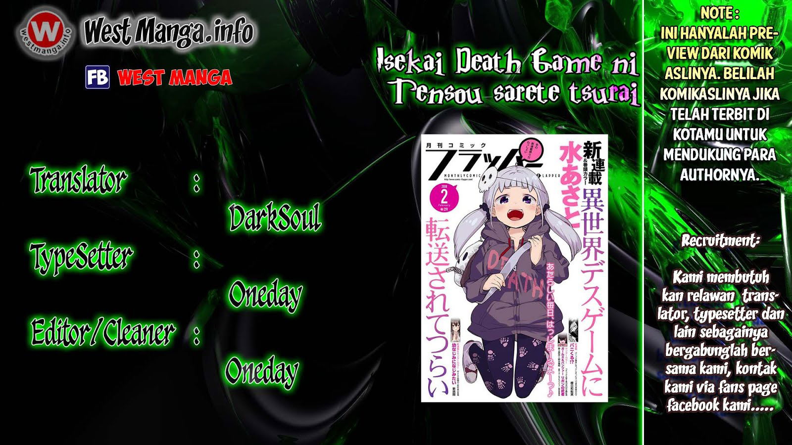 Baca Isekai Death Game ni Tensou sarete tsurai Chapter 3  - GudangKomik