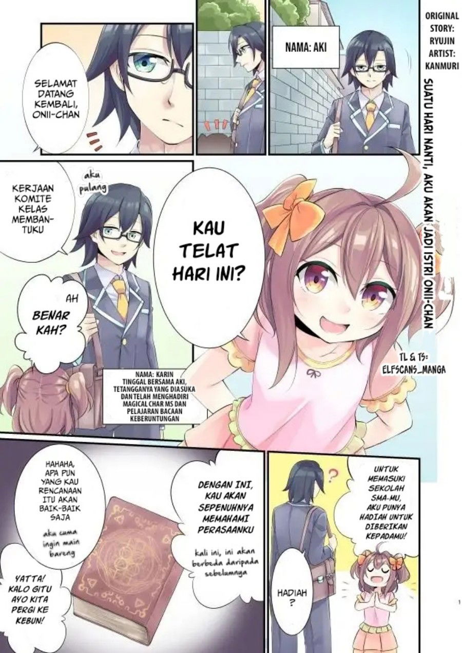 Baca Itsuka, Onii-chan no Oyomesan ni… Chapter 0  - GudangKomik