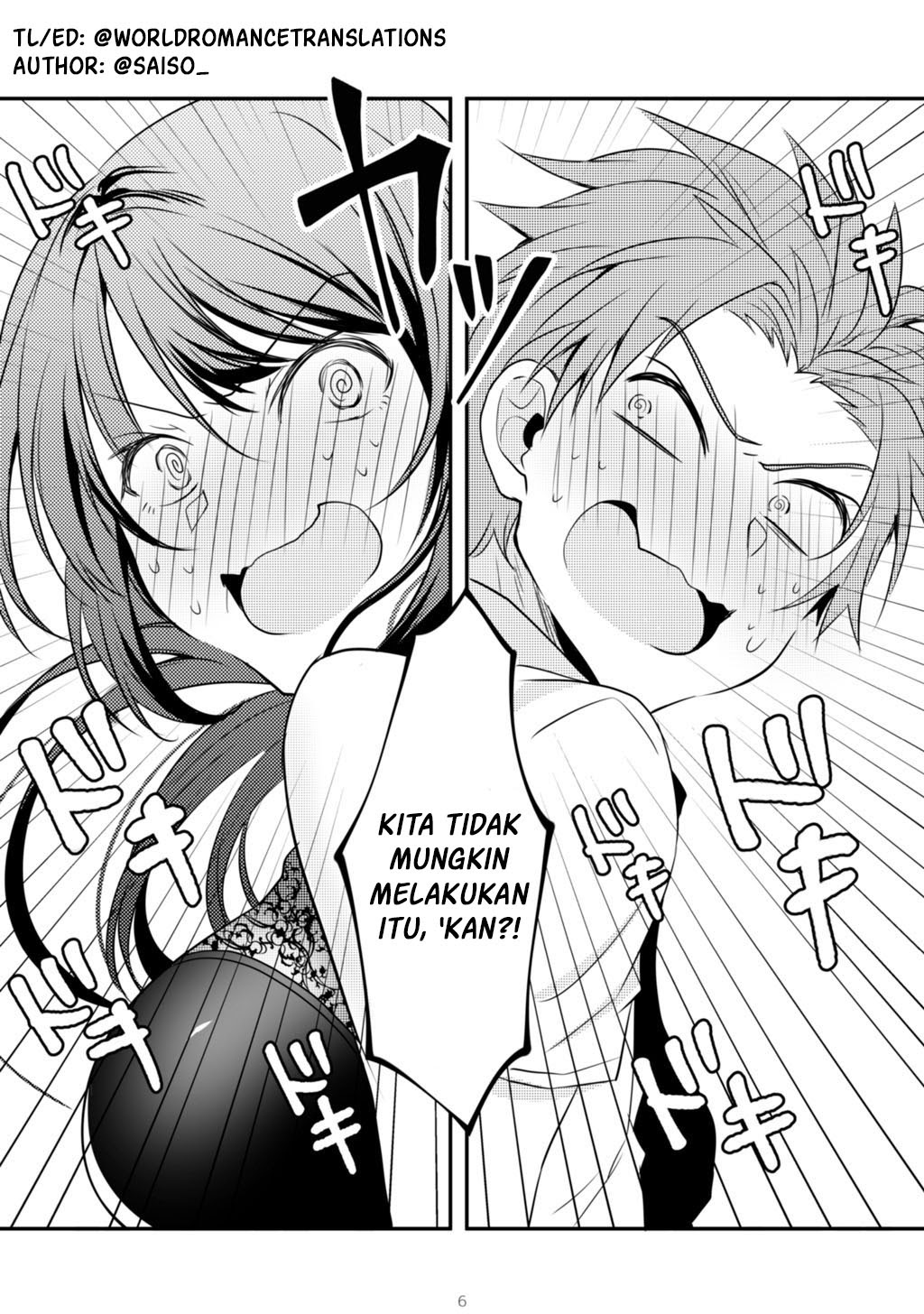 Baca Jitsu wa Ryouomoi Kamo Shirenai Onee-san to Chuusan Danshi no Hanashi Chapter 2  - GudangKomik