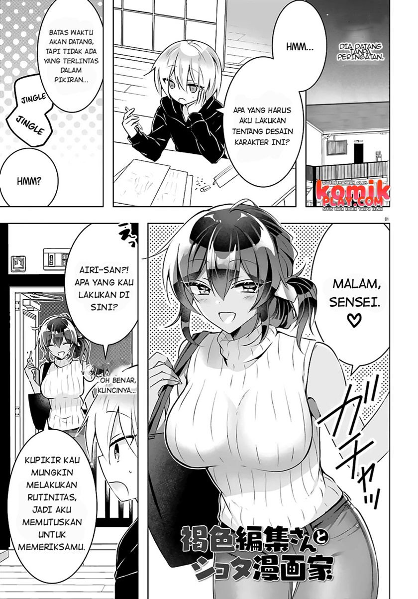 Baca Kasshoku Henshuu-san to Shota Mangaka Chapter 3  - GudangKomik