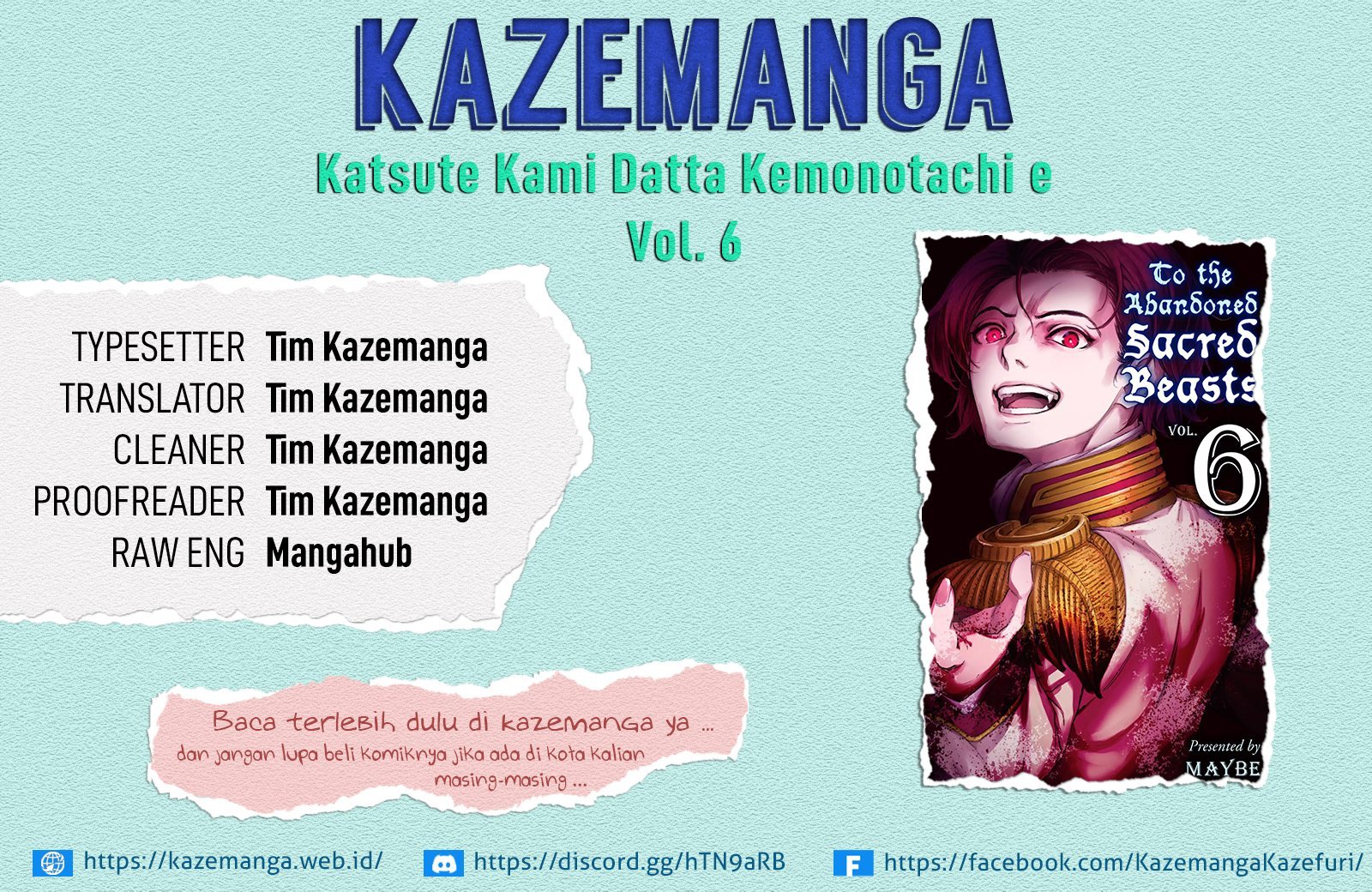 Baca Katsute Kami Datta Kemonotachi e Chapter 32  - GudangKomik