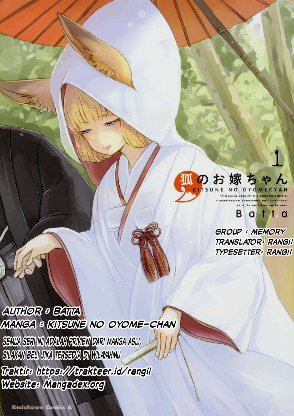Baca Kitsune no Oyome-chan Chapter 1  - GudangKomik