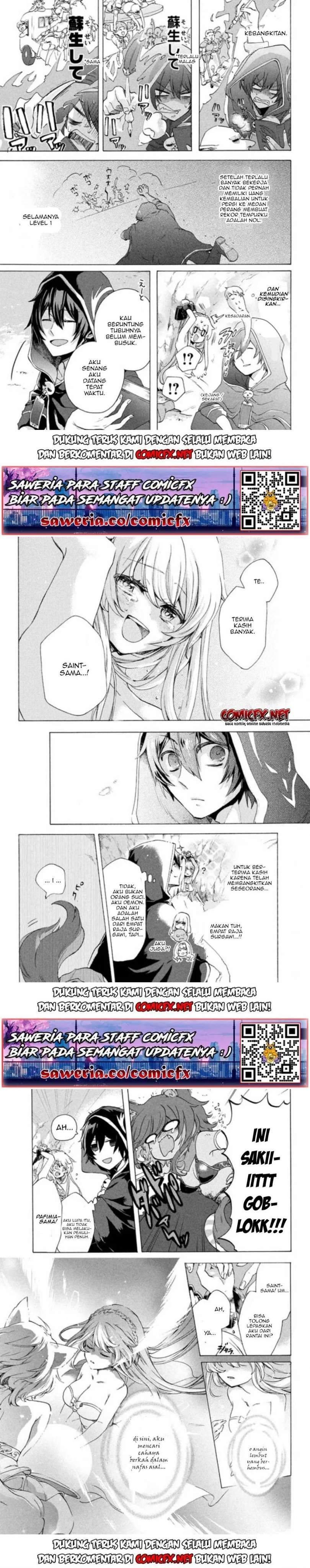 Baca “Kukuku… He is the weakest of the Four Heavenly Monarchs.” I was dismissed from my job but somehow I became the master of a hero and a holy maiden. Chapter 2.1  - GudangKomik