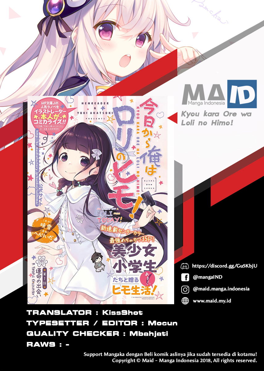 Baca Kyou kara Ore wa Loli no Himo! Chapter 2  - GudangKomik