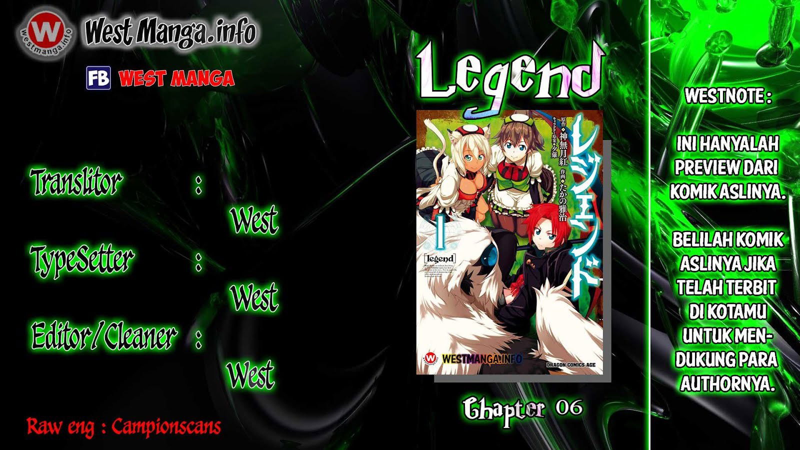 Baca Legend Chapter 6  - GudangKomik