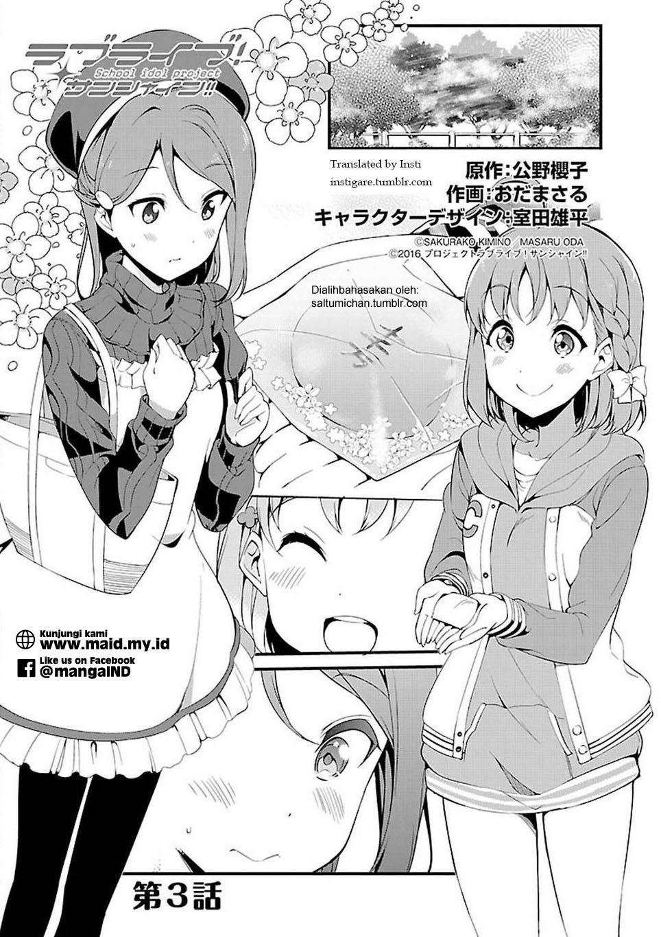 Baca Love Live! Sunshine!! Chapter 3  - GudangKomik