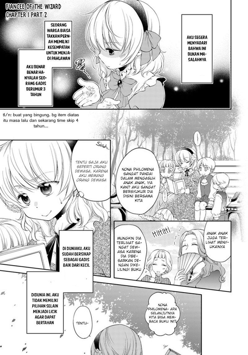 Baca Mahoutsukai no Konyakusha Chapter 1.2  - GudangKomik