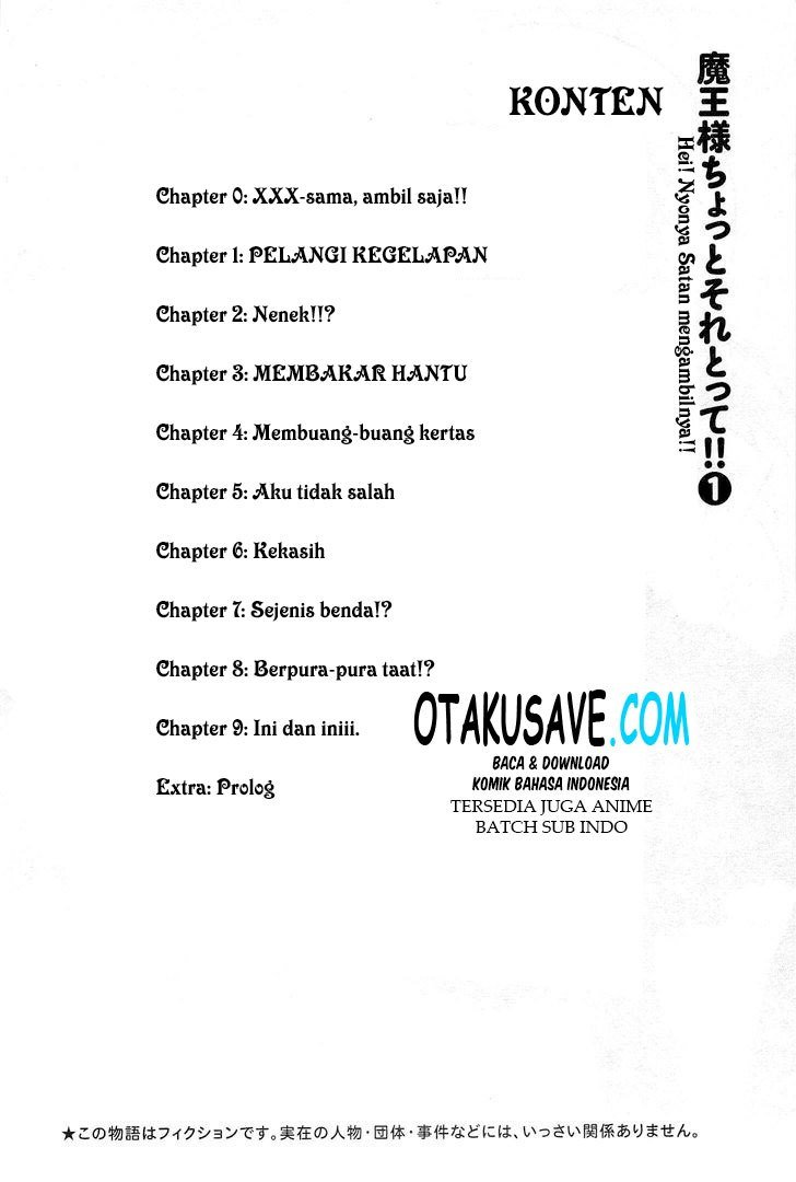 Baca Maou-sama Chotto Sore Totte!! Chapter 0  - GudangKomik