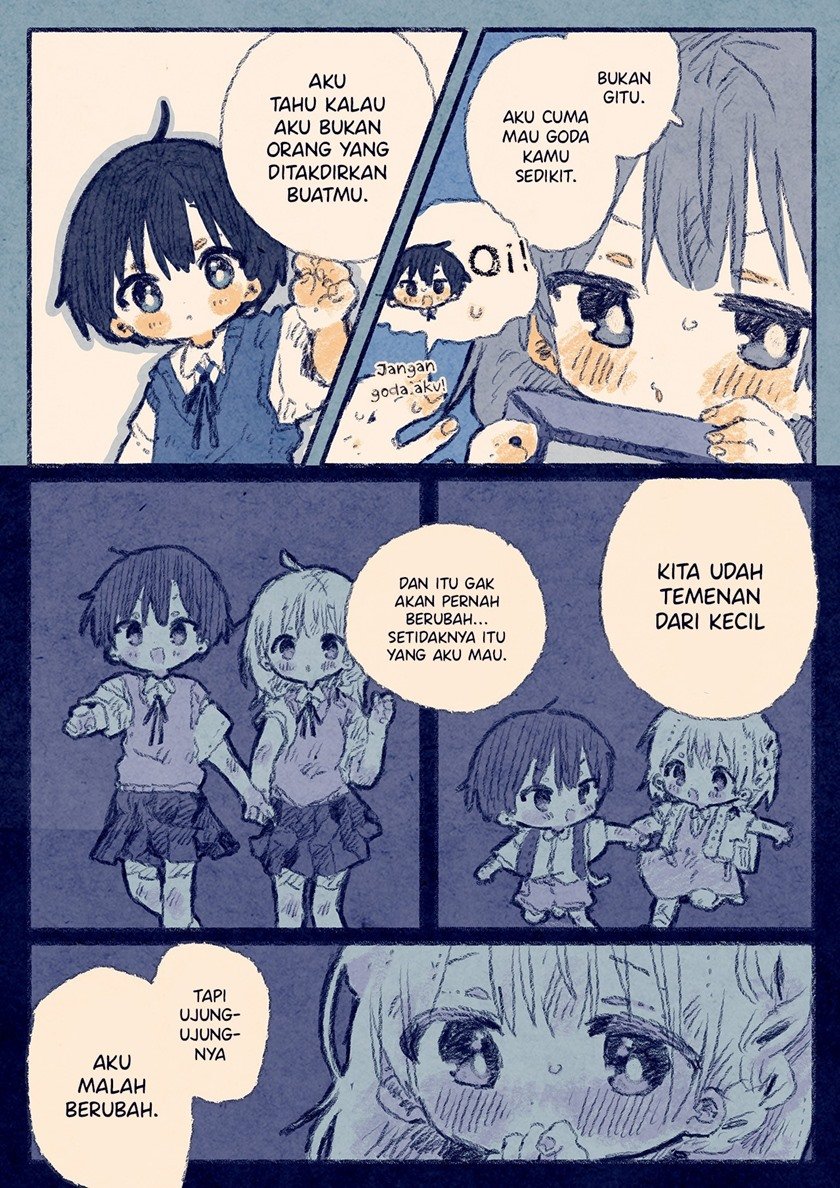 Baca Mayonaka no Gakkou ni Osananajimi to Shinobikomu Yuri Manga Chapter 0  - GudangKomik