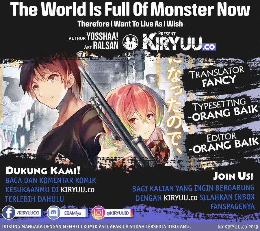 Baca Monster ga Afureru Sekai ni Natta Node, Suki ni Ikitai to Omoimasu (The World Is Full of Monsters Now, Therefore I Want to Live as I Wish) Chapter 9  - GudangKomik