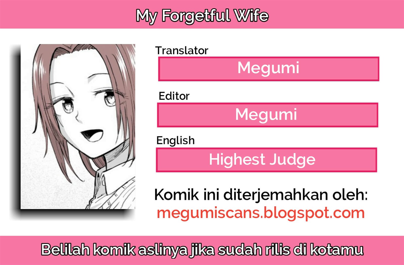 Baca My Forgetful Wife Chapter 0  - GudangKomik