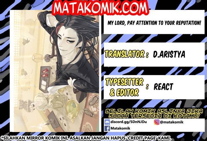 Baca My Lord, Pay Attention to Your Reputation! Chapter 0  - GudangKomik