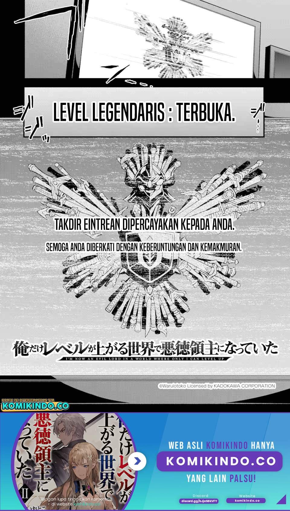 Baca Ore dake Level ga Agaru Sekai de Akutoku Ryoushu ni Natteita Chapter 1.1  - GudangKomik