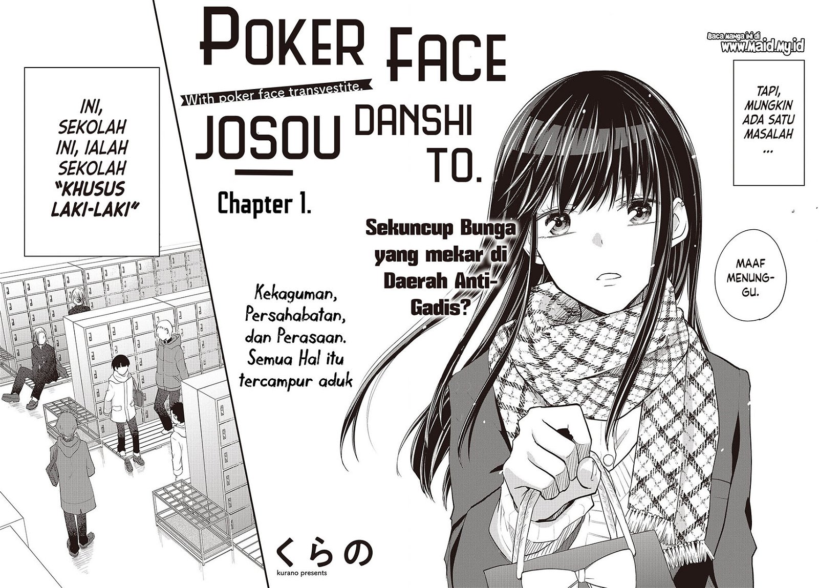 Baca Poker Face Josou Danshi to Chapter 1  - GudangKomik