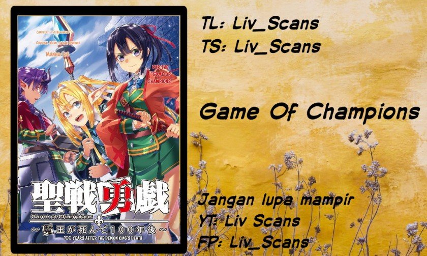 Baca Seisen Yuugi – Maou ga Shinde 100-nen Go (Game of Champions) Chapter 4  - GudangKomik
