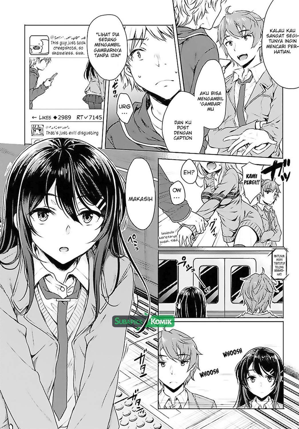 Baca Seishun Buta Yarou wa Bunny Girl-senpai no Yume wo Minai Chapter 2  - GudangKomik