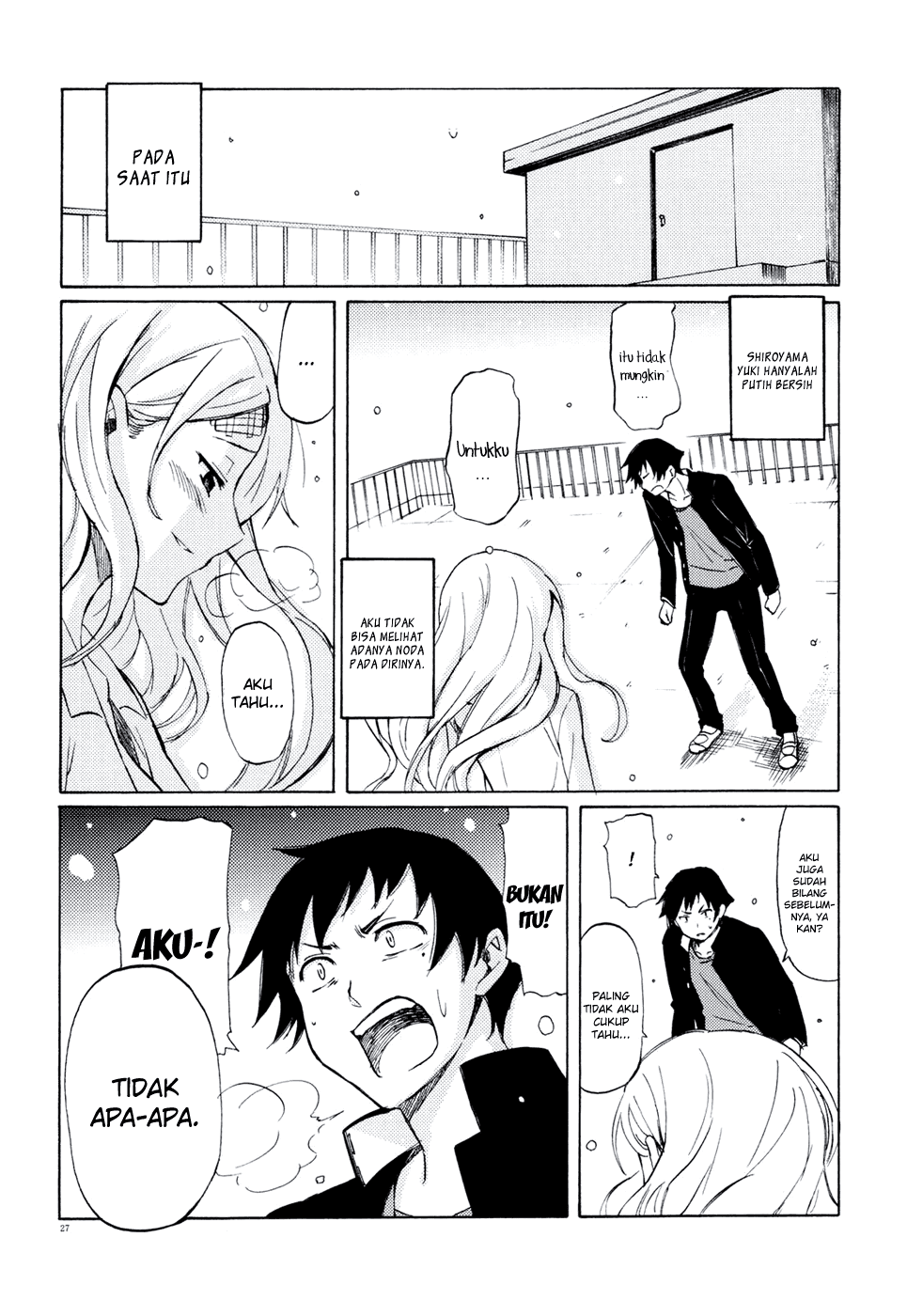 Baca Semete, Ano Yuki no You ni Chapter 1  - GudangKomik