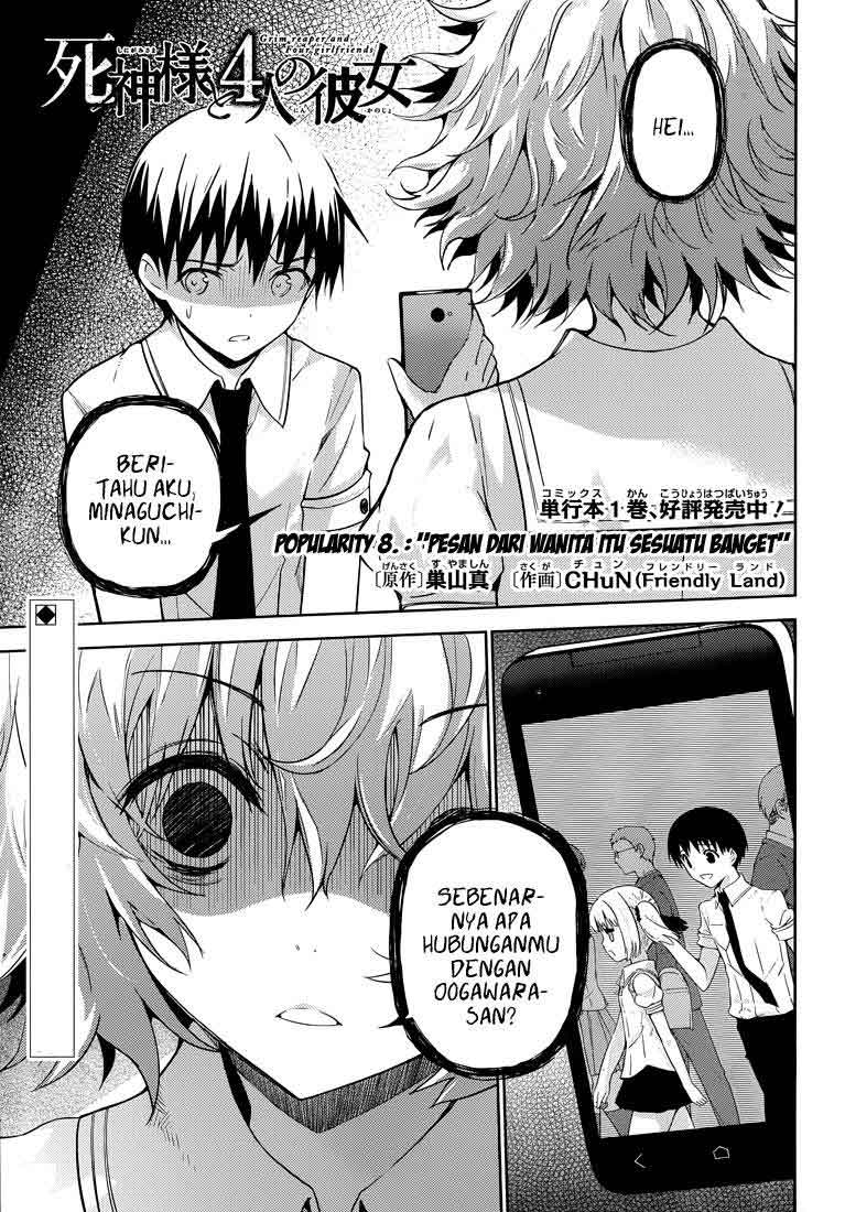 Baca Shinigami Sama To 4 Nin No Kanojo Chapter 8  - GudangKomik