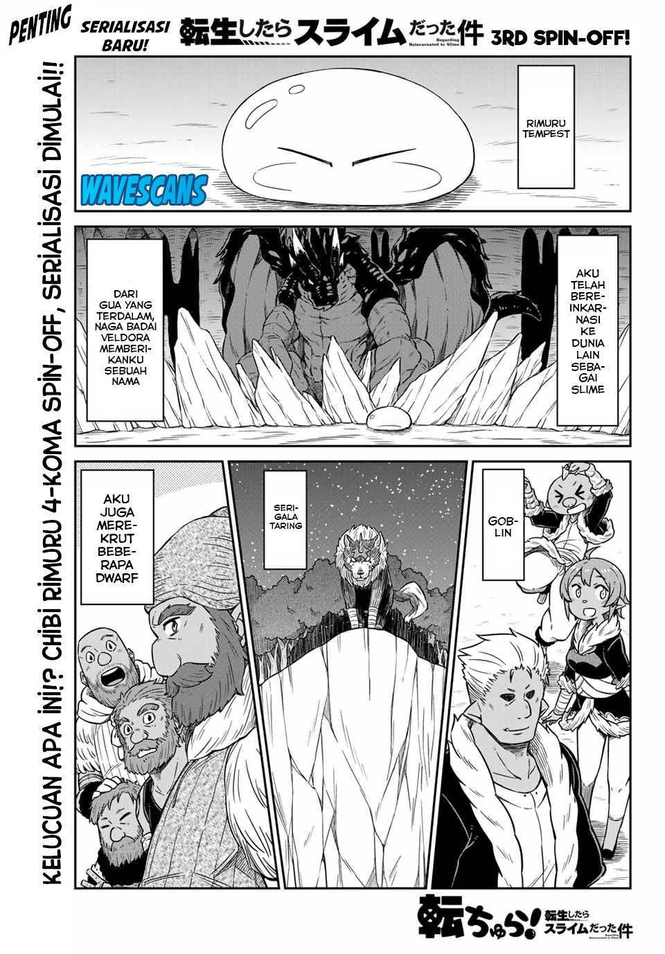 Baca Tenchura! Tensei Shitara Slime Datta Ken Chapter 1  - GudangKomik