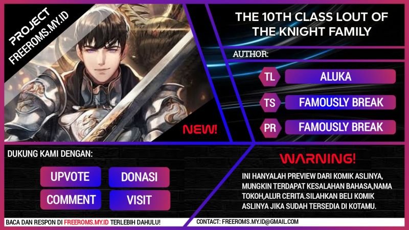 Baca The 10th Class Lout of the Knight Family Chapter 2  - GudangKomik