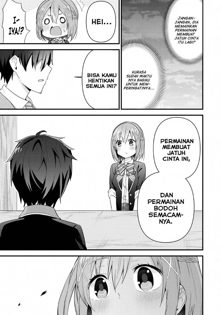 Baca The Cute Girl Sitting Next to Me Is Trying to Make Me Fall in Love With Her as a Way to Ridicule Me, but the Tables Were Turned on Her Before She Knew It Chapter 4  - GudangKomik