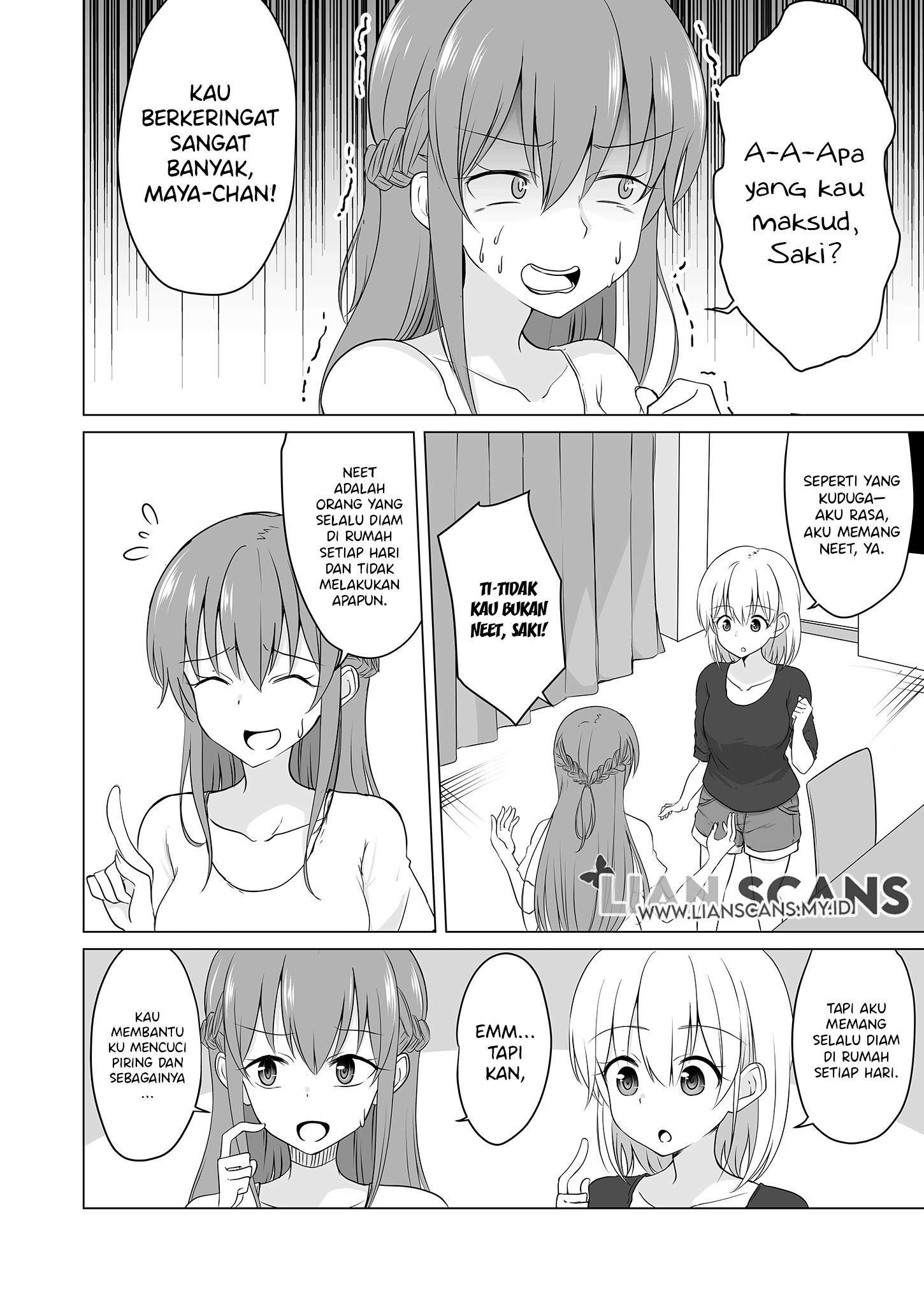 Baca The Girl Who Thinks She’s a NEET And The Girl Who Absolutely Doesn’t Want Her To Know Chapter 0  - GudangKomik