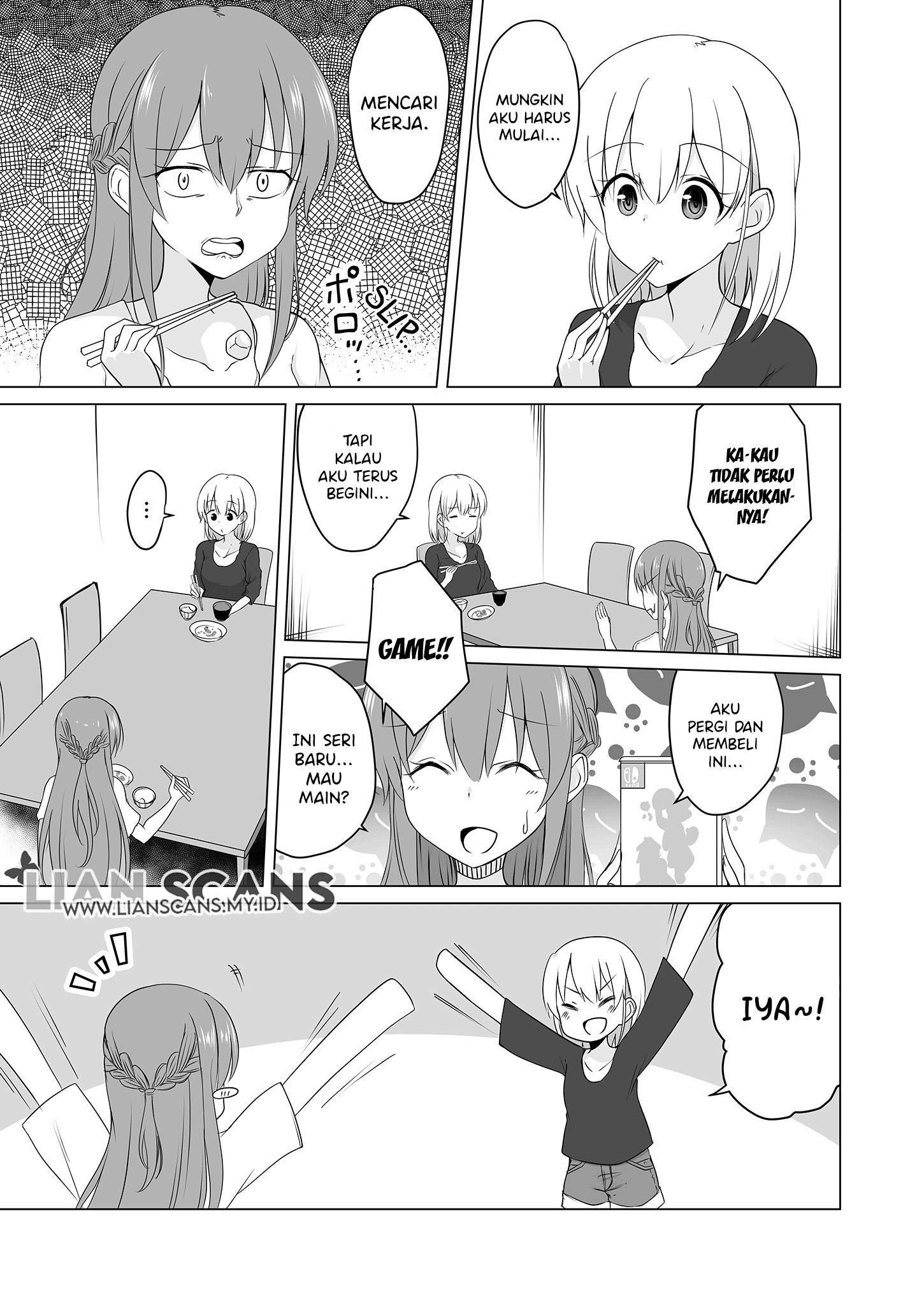 Baca The Girl Who Thinks She’s a NEET And The Girl Who Absolutely Doesn’t Want Her To Know Chapter 0  - GudangKomik