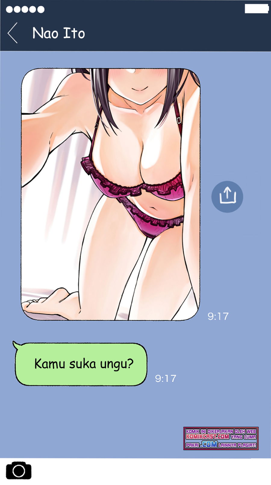 Baca The Kouhai Who Reports the Color of Her Underwear to Me Every Morning for Some Reason Chapter 1  - GudangKomik