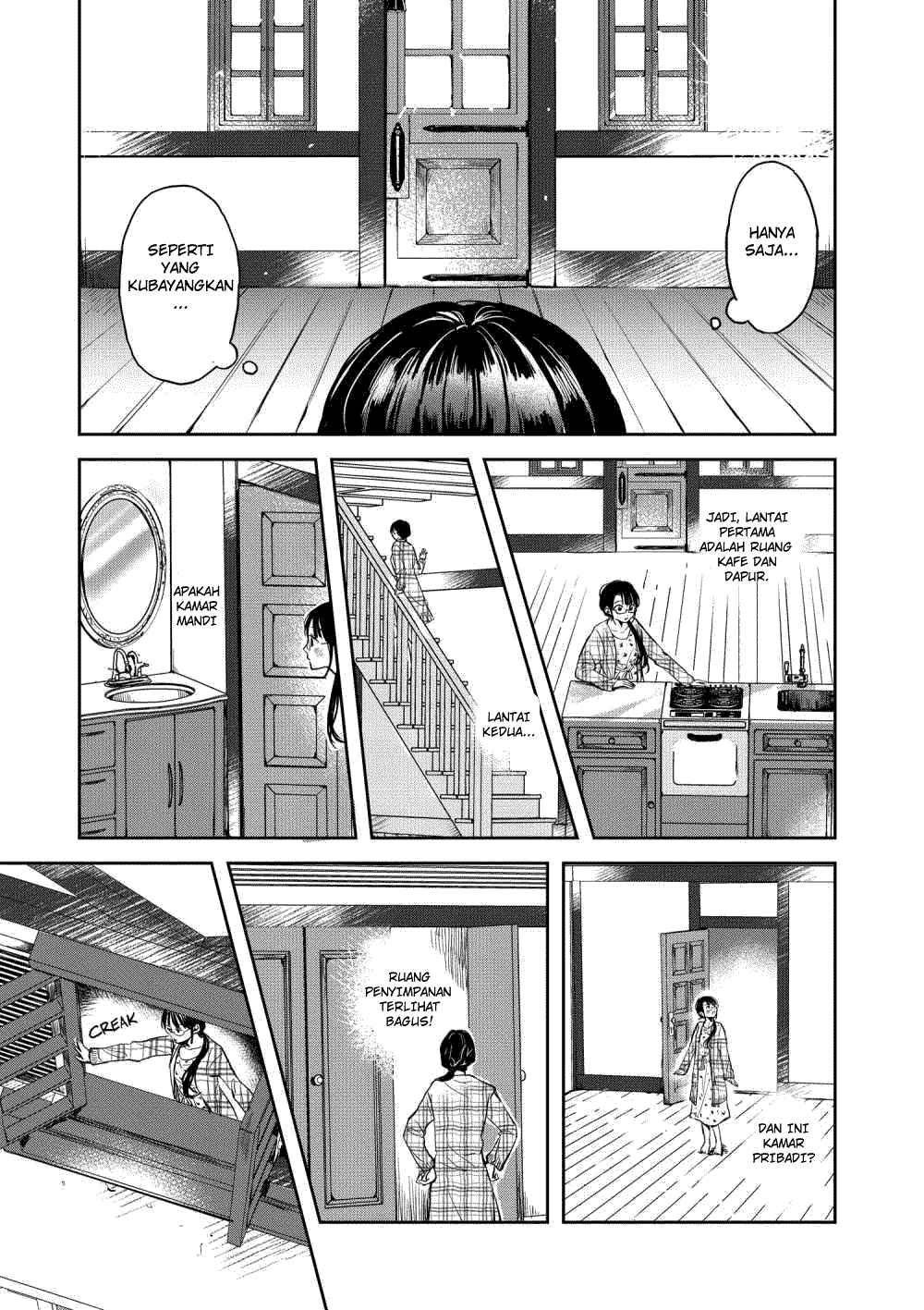 Baca The Savior’s Book Café in Another World (Isekai ni kyuseishu to shite yoba remashitaga, arasa ni wa murinanode, hissori bukku kafe hajimemashita) Chapter 1  - GudangKomik