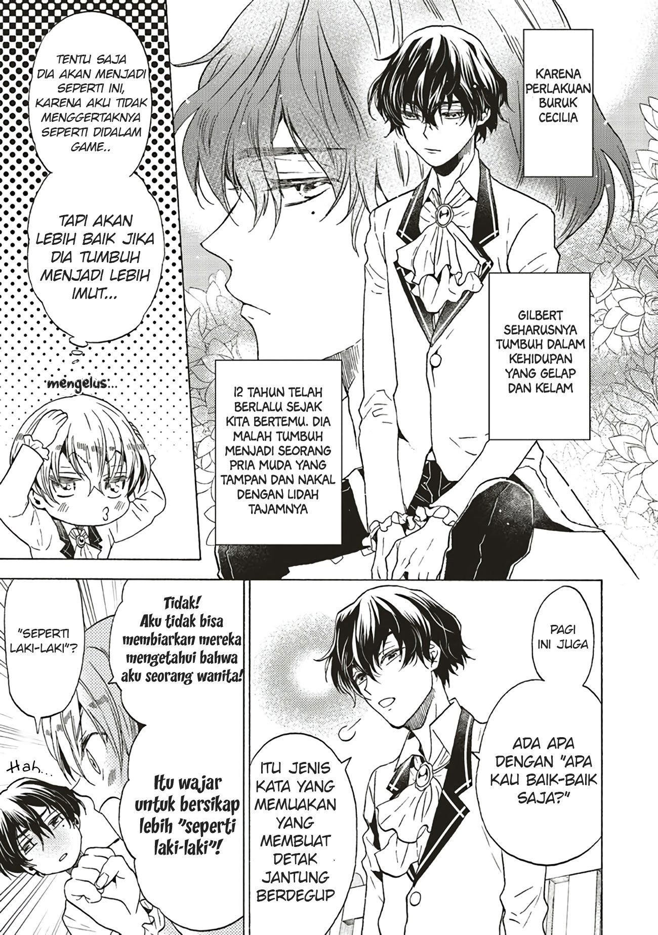 Baca The Villainess, Cecilia Sylvie, Doesn’t Want to Die so She Decided to Crossdress Chapter 1.1  - GudangKomik