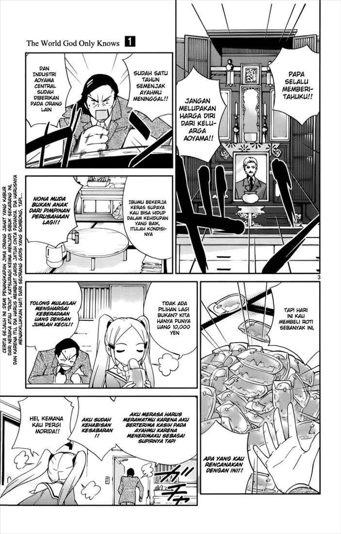 Baca The World God Only Knows Chapter 4  - GudangKomik