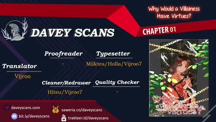 Baca Why Would a Villainess Have Virtues? Chapter 1  - GudangKomik