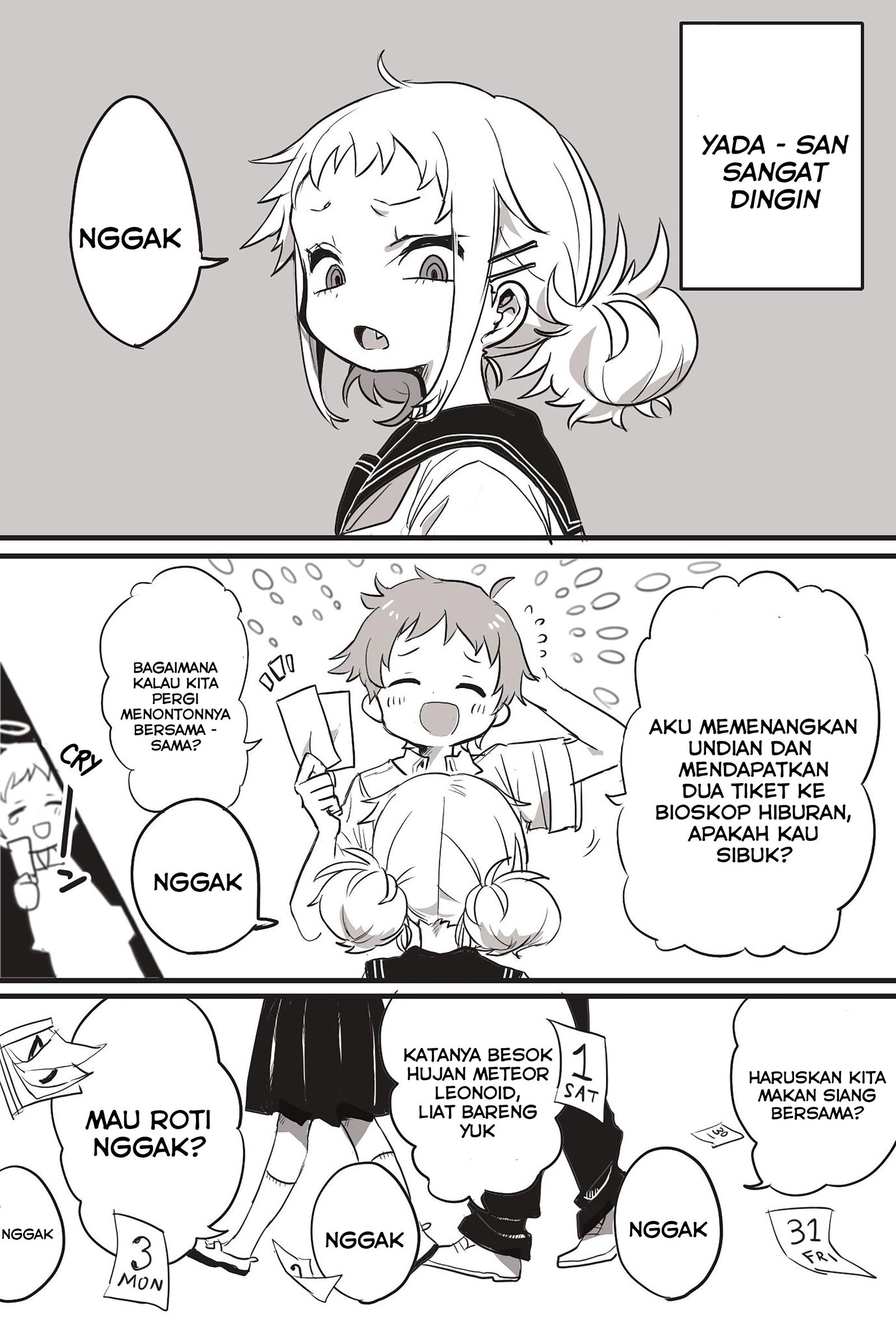 Baca Yada-san Is Cold Chapter 1  - GudangKomik